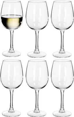 Produktbild von Alessandro Weisweinglaser Konig - 6x Stuck - Glas - 350 ml - H19 cm