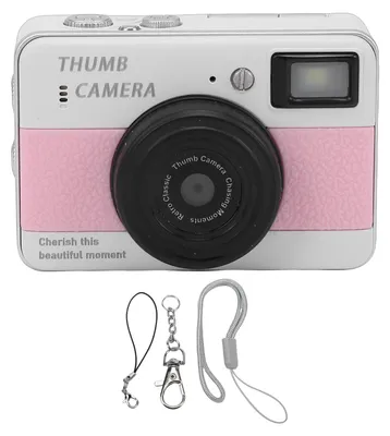 Immagine prodotto di Telecamera portachiavi 4K da 68 MP con schermo ribaltabile da 1,47 pollici e luce di riempimento – Piccola videocamera portatile per selfie, ideale per i viaggi degli studenti – Colore rosa