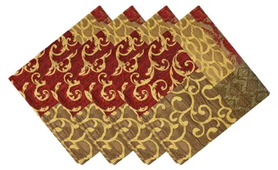 Productafbeelding van Set van 4 Wasbare Servetten 45x45cm in Goud