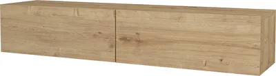 Produktbild von Hängendes TV Lowboard Aristo mit 2 Türen in Holzoptik Hellbraun-Saphir, 8461
