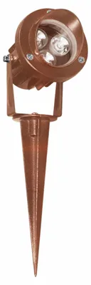 Zdjęcie produktu dla Reflektor LED CADDIE 3, kąt 45° 3000K Corten – oświetlenie architektoniczne – Beneito & Faure
