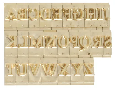 Productafbeelding van Solidchoice - Aanpasbare T-sleuf Leren Letterset voor Graveerwerk