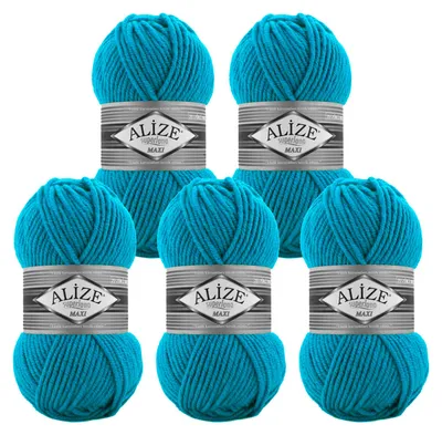 Produktbild von 500g Strickgarn Strickwolle Alize Superlana Maxi 25% Wolle, Farbwahl