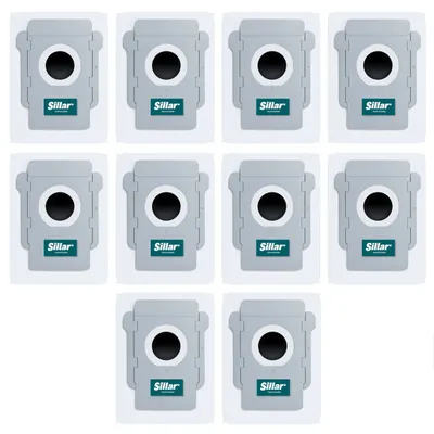 Image de Sillar 10× sacs à poussière de rechange pour iRobot Roomba i7/i7+ & s9/s9+ – 3 couches, synthétiques