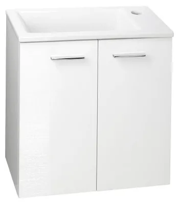 Produktbild von ZOJA Unterschrank 49x50x24,6cm, 2 Türen, weiß