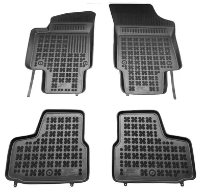 Produktbild von REZAW PLAST Fußmatten Set Gummi für VW up! Schrägheck (121, 122, BL1, BL2) Vorne+Hinten