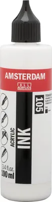 Produktbild von Amsterdam Acrylic Tinte Flasche 100 ml Titanweiß 105
