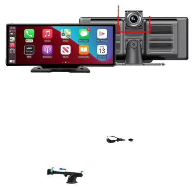 Zdjęcie produktu dla Rejestrator samochodowy, przednia kamera 4K, łączność bezprzewodowa, rejestrator 4K