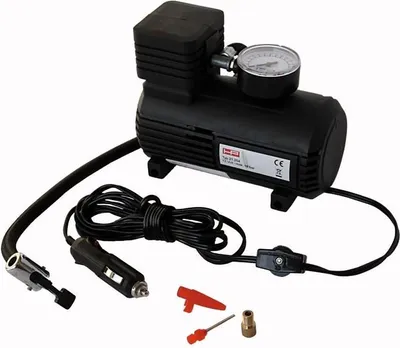 Image de HP Mini compresseur d'air 18 Bar Compresseur voiture vélo loisirs 12 Volts 21254 VP