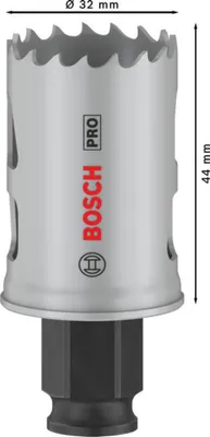 Zdjęcie produktu dla Bosch PRO Multi Material PC Plus, Pojedyńczy, Wiertarka, Płyty gipsowo-kartonowe, Metal, Metale nieżelazne, Plastik, Miękkie drewno, Czarny, Szary, Stal kobaltowa, Stop kobaltu stali szybkotnącej (HSS-Co)