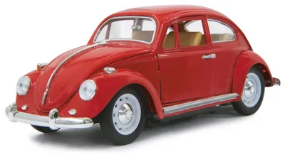 Imagen del producto de Jamara, coche de colección a escala 1:18, modelo Volkswagen Beetle, con control remoto, color rojo, frecuencia 27MHz, código de producto: 405110