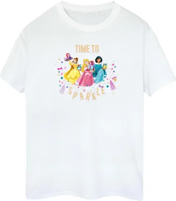 Produktbild von Disney - "Princess Time To Sparkle" T-Shirt für Damen BI47604 (XXL) (Weiß)