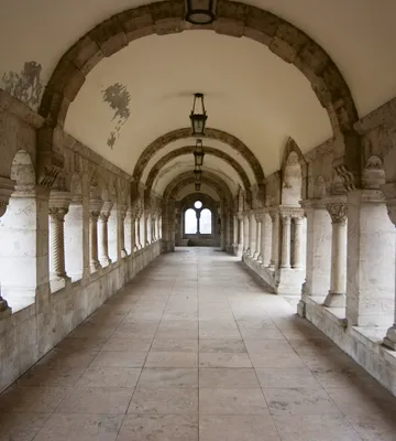 Produktbild von Fototapete - Ancient Corridor 225x250cm - Vliestapete