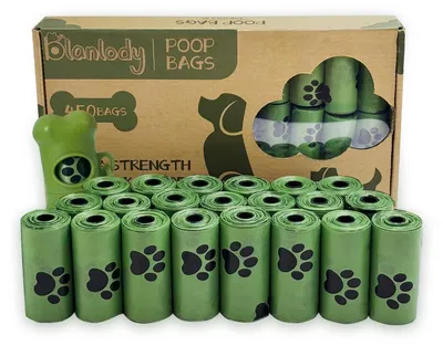 Produktbild von Hundekotbeutel biologisch abbaubar 450 Stück 30 x 22 cm Maisstärke kompostierbar