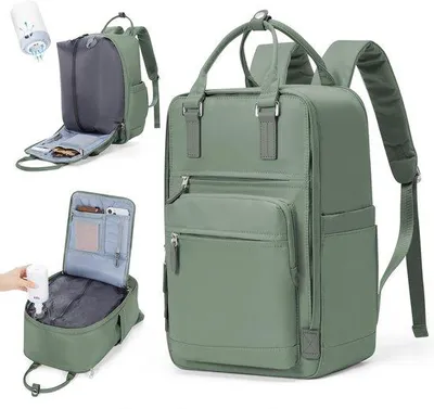 Image de Sac à dos de voyage sous vide pour femme, imperméable avec pompe