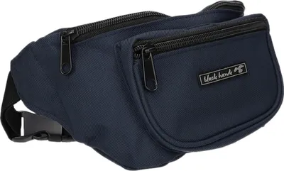 Produktbild von Blaue Gürteltasche Textil, 28x10x8 cm, verstellbarer Hüftgurt, Crossbody-Bag, mit Fächern