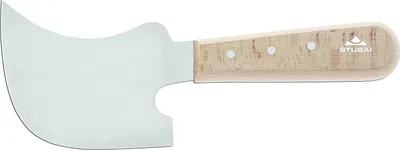 Obrázek produktu pro STUBAI čtvrtměsíční nůž pro sedláře a podlaháře Čepel nabroušená Čepel 100 mm