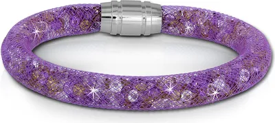 Produktbild von SilberDream Damen-Armband 18cm bunt Mini Kristalle Edelstahl Nylon SDA050F9