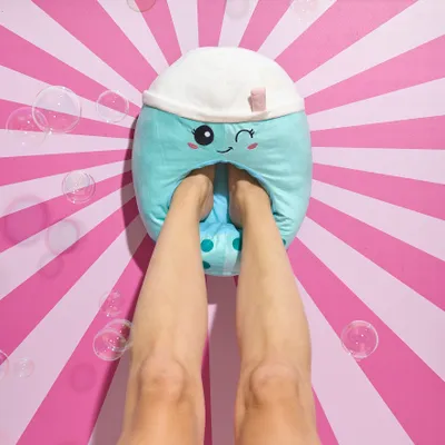 Produktbild von Blaue Kawaii Doppelpantoffeln