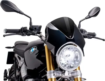 Produktbild von PUIG 7012N Retrovision  passend fuer BMW R NINET Schwarz