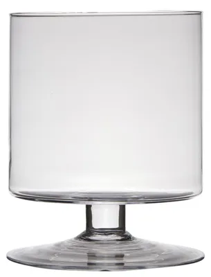 Produktbild von Glasschale auf Fuß CYLINDER H. 24cm D. 19cm rund transparent Hakbijl