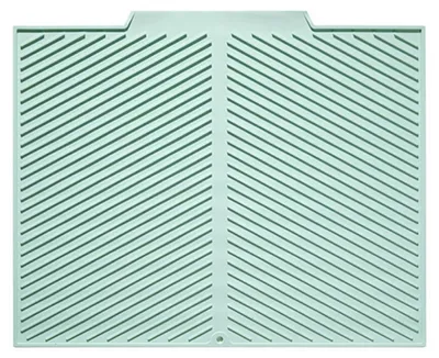 Produktbild von Silikon-Abtropfmatte für die Küchenarbeitsplatte, schnelltrocknend, hitzebeständig, Topfuntersetzer, rutschfeste Silikonmatte, Schneidebrettschutzmatte