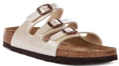 Obrázok produktu pre Birkenstock 1029818 Dámske mule Florida Graceful Pearl White, béžové, veľkosť 38