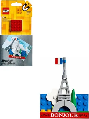 Obrázek produktu pro LEGO Iconic Magnetický model – Eiffelova věž, Sada na stavění, 6 rok/roky, Plast, 29 kusů, 54 g