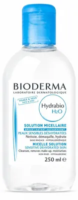 Produktbild von Bioderma Hydrabio H2O, Frauen, 250 ml, Empflindliche Haut, Reinigend, Feuchtigkeitsspendend, Flasche, 1 Stück(e)