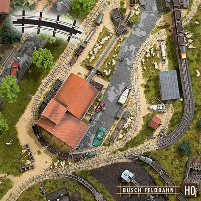 Productafbeelding van Busch 12322, spoorwegmodel in schaal H0, boogstuk voor rails