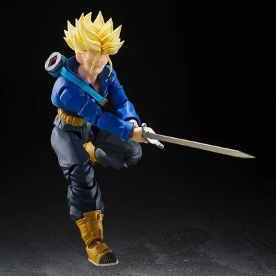 Produktbild von Dragon Ball Z S.H. Figuarts Actionfigur Super Saiyan Trunks The Boy from the Future (Neuauflage) 14 cm
