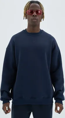 Produktbild von Sweater Basic Baumwolle Uni Sweatshirt Pullover Hoodie XL Dunkelblau
