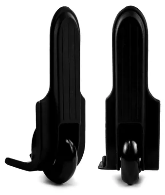 Produktbild von Ersatzräder für Weichschalen Hartschalen-Koffer Gepäck und Reisekoffer,Paare, Schwarz D011
