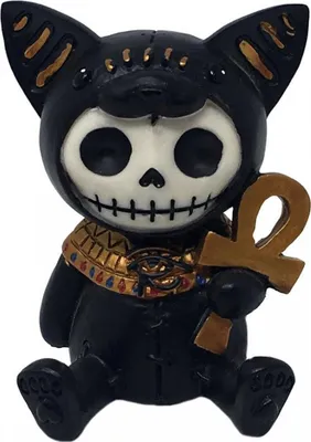 Produktbild von Kleine Bastet Furrybones Figur - die Geschenkidee für Gothic Fans
