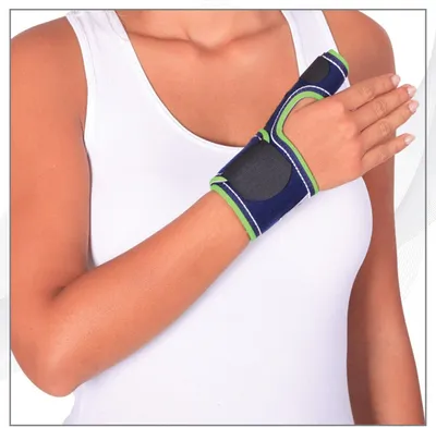 Produktbild von Handbandage Daumen Protect Komfort mit Daumenfixierung, Daumenklettverschluss und Handgelenk-Klettverschluss MSHB5303-E