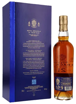 Produktbild von Royal Brackla 21 Jahre - Sherry Cask Finish - Highland Single Malt Scotch Whisky