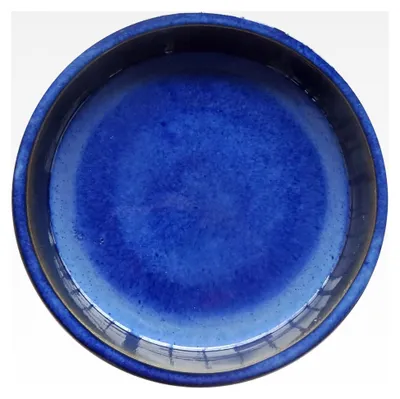Produktbild von Blau glasiert Teller/Untersetzer 42 cm