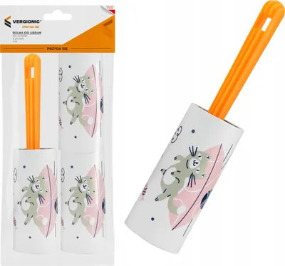 Image de Rouleau à linge compact 90 feuilles, élimine les poils d'animaux et les peluches, idéal pour les voyages et la maison