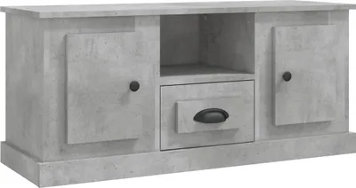 Produktbild von vidaXL TV-Schrank Betongrau 100x35,5x45 cm Holzwerkstoff