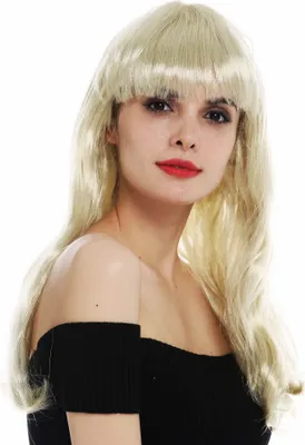 Produktbild von WIG ME UP Perücke lang glatt Pony blond 68067-FR64