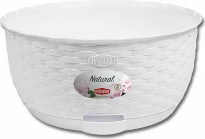 Obrázek produktu pro Žardinka samozavlažovací NATURAL plastová d30x15cm