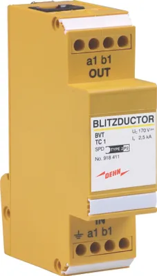 Produktbild von DEHN DEUTSCHLAND DEHN Üs-Ableiter 918411 Blitzductor V BVT T