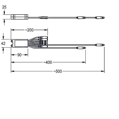 Immagine prodotto di KWC AR Elektronikmodule, A3000open, EM1, ID 06200, 24 VDC, 2000109340