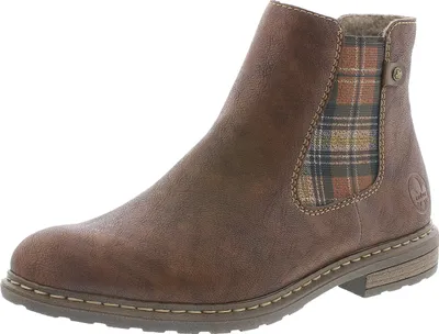 Produktbild von Rieker Damen Stiefeletten Chelsea Boots 71082-25, Größe:41 EU, Farbe:Braun