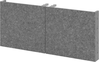 Produktbild von HAMMERBACHER FlexWall Türen grau 32,6 cm