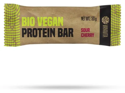 Produktbild von GymBeam - Veganer Proteinriegel - VanaVita, 50 g, Sour Cherry