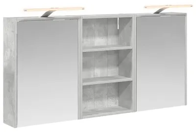Immagine prodotto di vidaXL Set di 3 mobili da bagno, 126 x 16 x 62,5 cm, materiale composito di legno