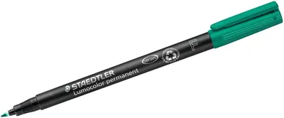 Produktbild von Staedtler Lumocolor, Grün, Schwarz, Grün, 0,6 mm, Universal, 1 Stück(e), Deutschland