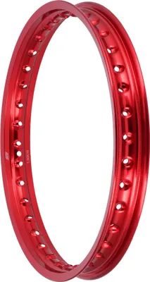 Image de Jante 1,5 x 16 po en aluminium rouge anodisée - pour Simson S50, S51, KR51 Schwalbe, SR4