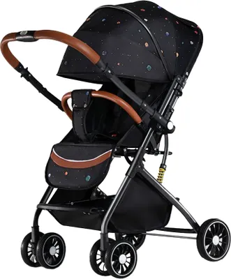 Produktbild von Qian Tragbarer faltbarer Zwei-Wege-Kinderwagen für Kinder